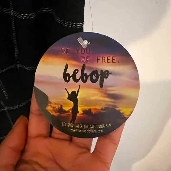 Windowpane Pattern Dress - Picture 2 of 3